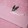 Комплект махровых полотенец с вышивкой Pink Flamingo