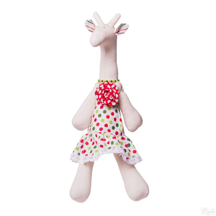 Игрушка "Жираф с розой"