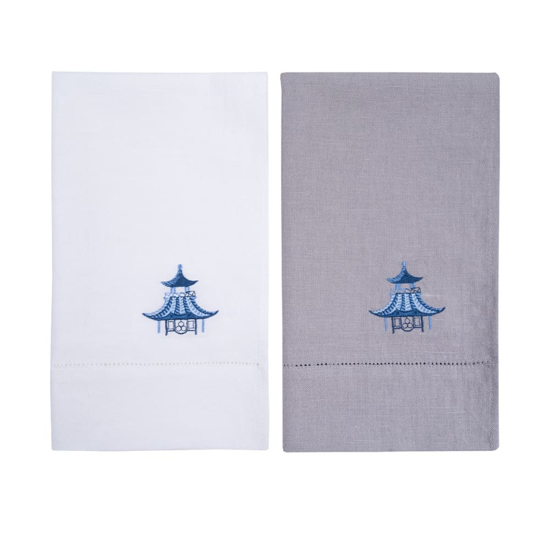 Набор полотенец столовых с вышивкой Blue Dragon